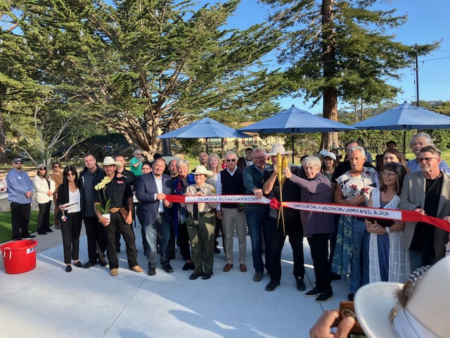 Ribbon-cutting at The Bridge Landscaping & Gardening launch, April 2026.