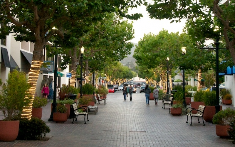 Downtown Monterey shops